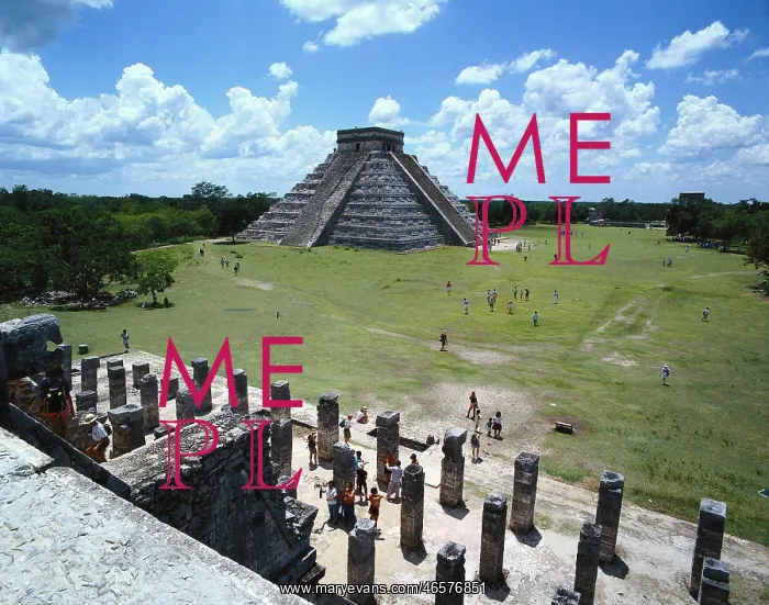 : MEXICO. YUCATaN. Chichen Itzi. El Castillo, aka : MEXICO. YUCATaN. Chichen Itzi. El Castillo, aka