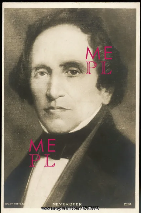 : MEYERBEER PORTRAIT : MEYERBEER PORTRAIT