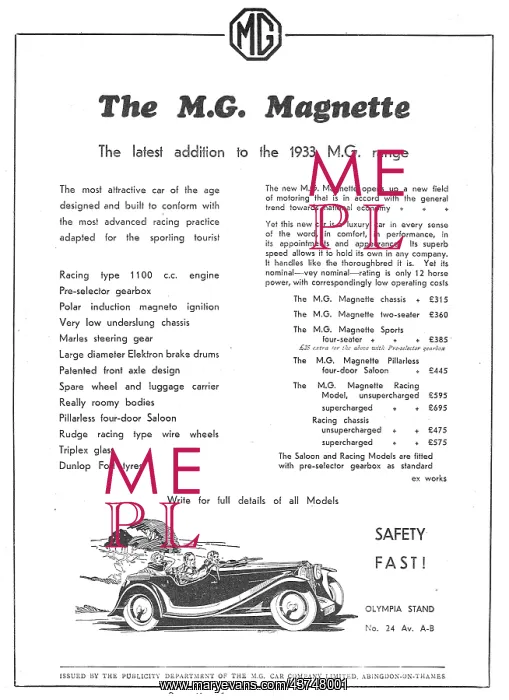  : MG Magnette