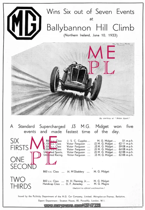  : MG Midget 1933