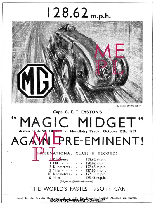  : MG Midget 1933