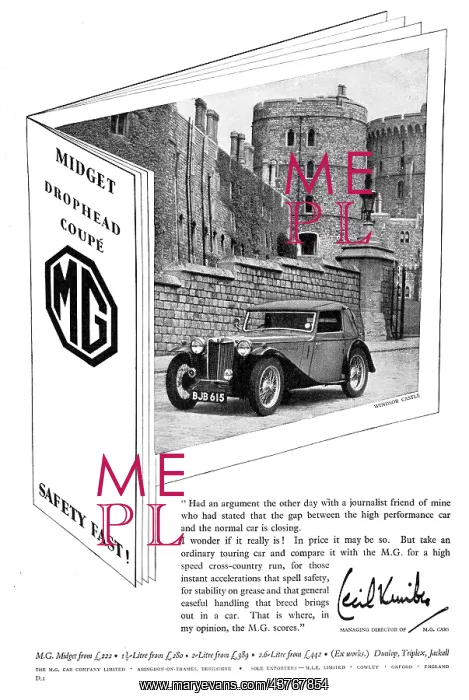 : MG Midget Drophead Coupe 1939 : MG Midget Drophead Coupe 1939