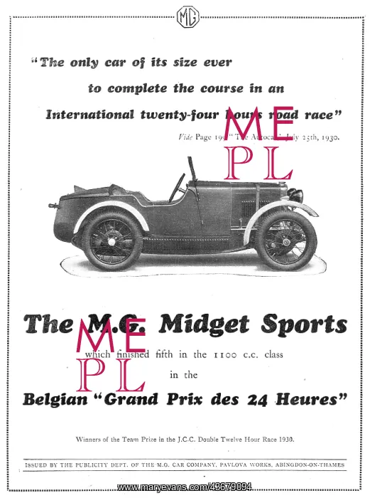  : The M.G.Midget
