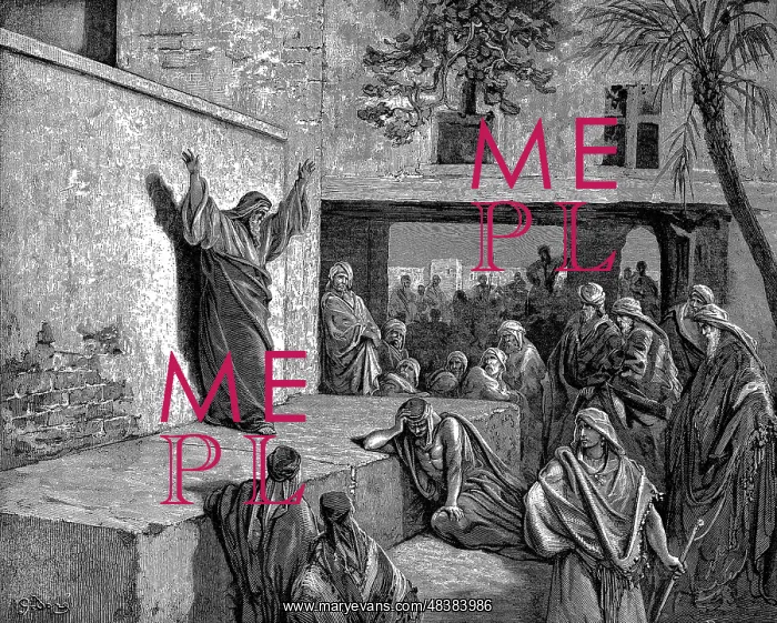: Micah the Moreshtite prophet telling the Israelites : Micah the Moreshtite prophet telling the Israelites