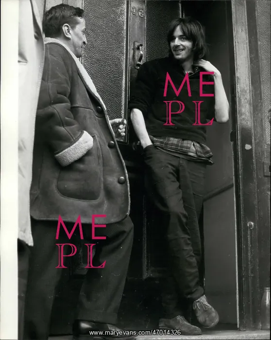 : Michael Chaplin, American actor, talks to reporter, London : Michael Chaplin, American actor, talks to reporter, London