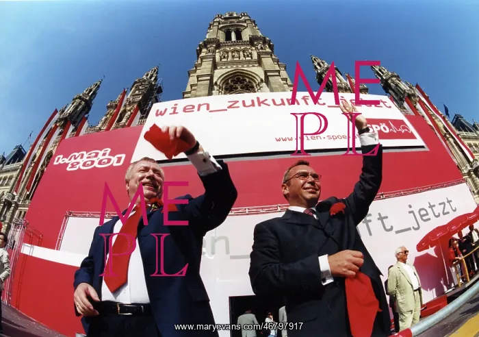 : Michael Haupl and Alfred Gusenbauer : Michael Haupl and Alfred Gusenbauer