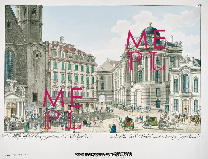 : Michaelerplatz and Michaelerkirche : Michaelerplatz and Michaelerkirche