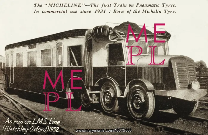 : The Micheline - a train on pneumatic tyres : The Micheline - a train on pneumatic tyres