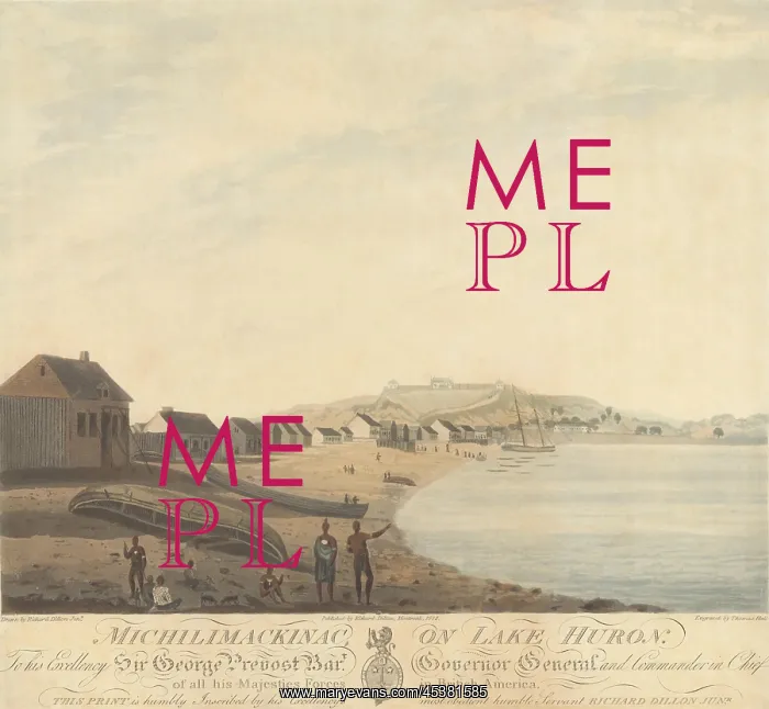 : MICHILIMACKINAC, ON LAKE HURON, by Richard : MICHILIMACKINAC, ON LAKE HURON, by Richard
