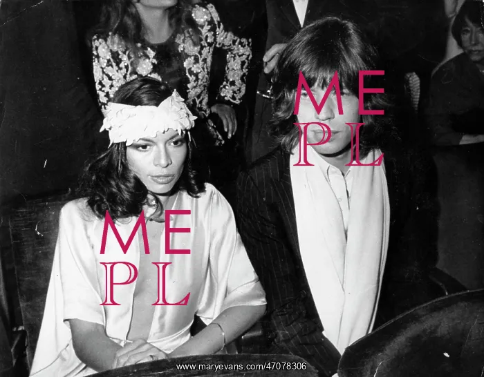 : Mick Jagger and Bianca in Paris : Mick Jagger and Bianca in Paris