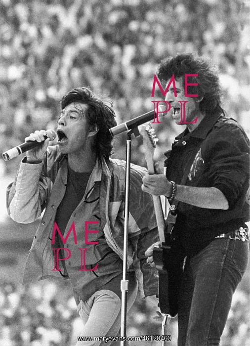 : Mick Jagger and Keith Richards 1982 : Mick Jagger and Keith Richards 1982