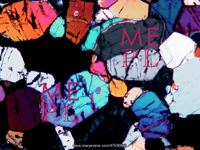 : Microscope image of the Lodran meteorite : Microscope image of the Lodran meteorite