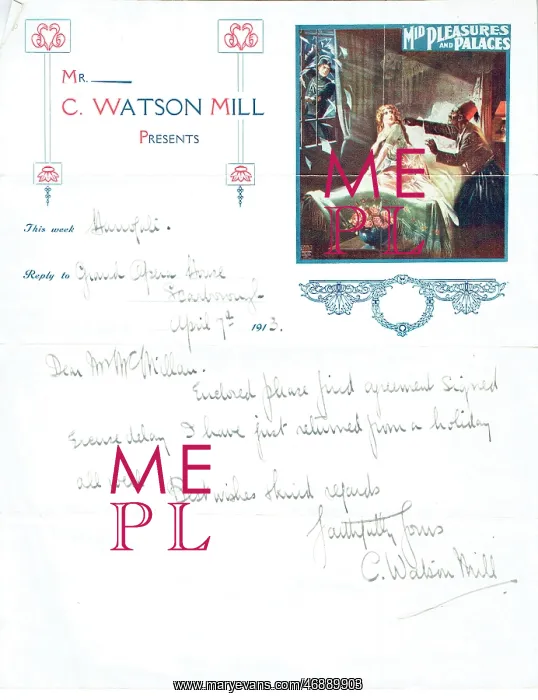 : Mid Pleasures and Palaces by C Watson Mill : Mid Pleasures and Palaces by C Watson Mill