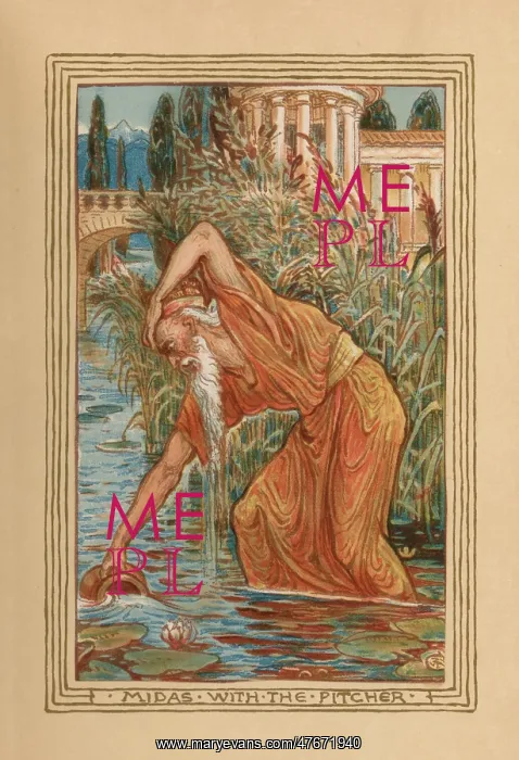: Midas with the Pitcher in the River Pactolus : Midas with the Pitcher in the River Pactolus