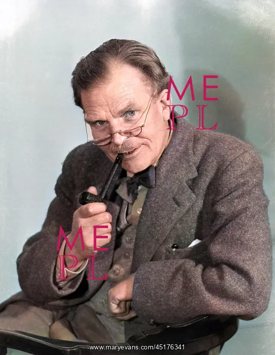  : Middle-aged man with a pipe