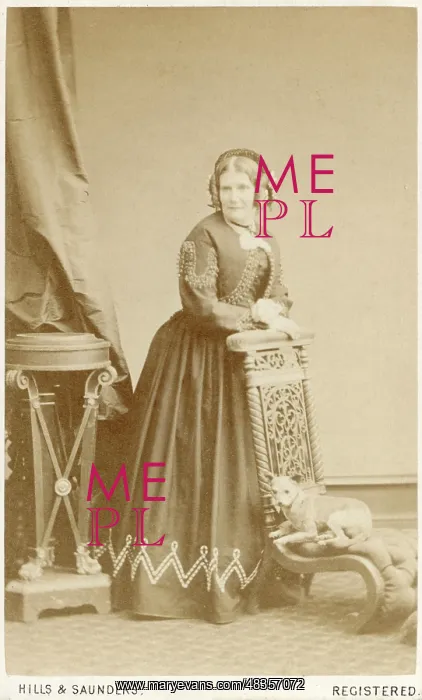 : Middle-aged Victorian woman : Middle-aged Victorian woman