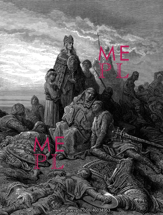: Middle Ages, crusades, scene, confession of a : Middle Ages, crusades, scene, confession of a