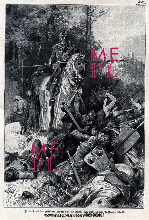 : middle ages, knights, Frederick with the bitten : middle ages, knights, Frederick with the bitten