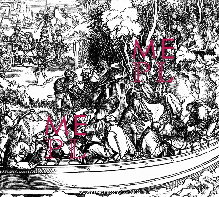 : Middle Ages, knights, robber barons attacking : Middle Ages, knights, robber barons attacking