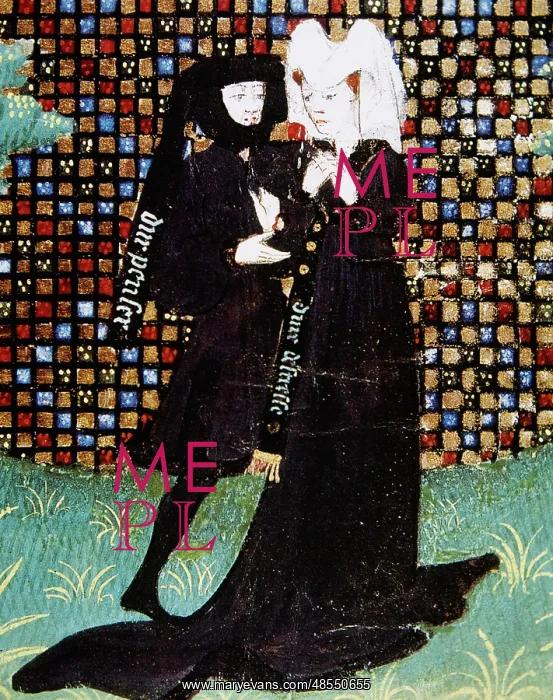  : Middle Ages. Lovers. Miniature. Chantilly Castle. France