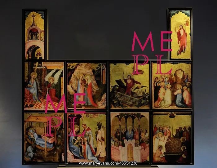 : Middle Rhine Altar, ca. 1410 : Middle Rhine Altar, ca. 1410
