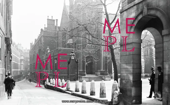: Middle Temple Lane, London : Middle Temple Lane, London