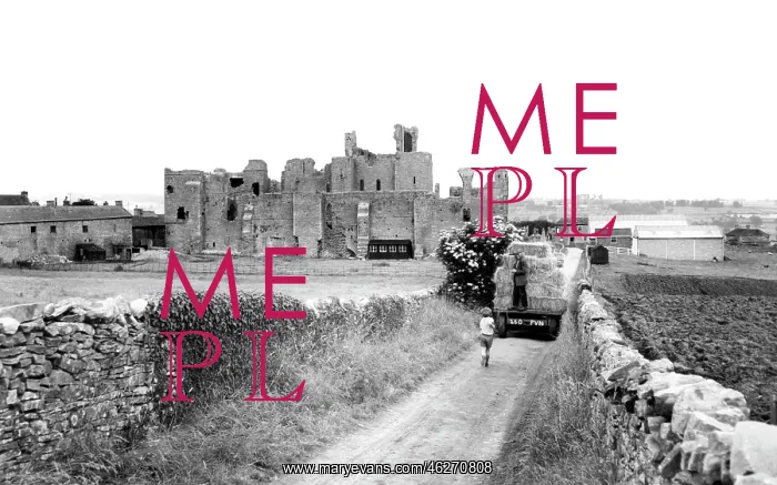  : Middleham, the Castle c1960