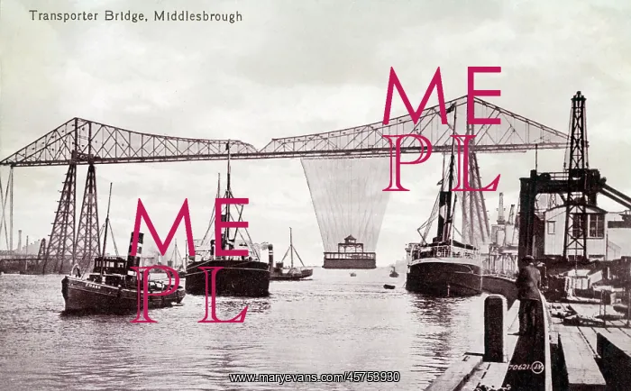 : Middlesbrough - The Tees Transporter Bridge : Middlesbrough - The Tees Transporter Bridge
