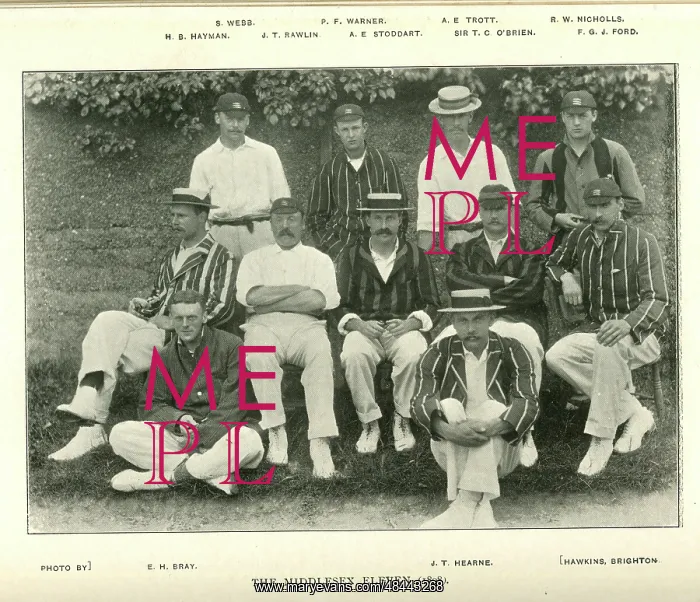: Middlesex Cricket Team, 1898 : Middlesex Cricket Team, 1898