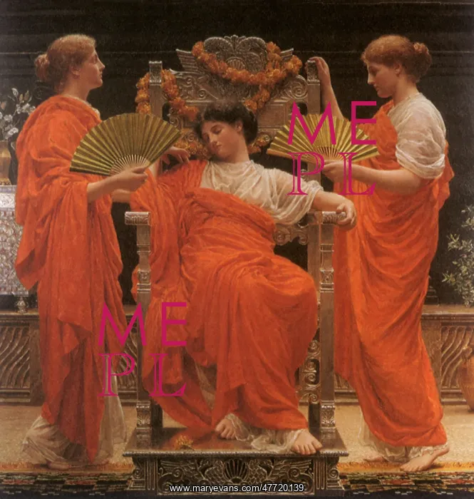 : Midsummer by Albert Moore : Midsummer by Albert Moore
