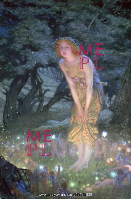 : Midsummer Eve Artist: Edward Robert Hughes : Midsummer Eve Artist: Edward Robert Hughes