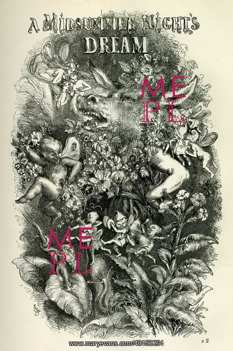 : A Midsummer Night's Dream - title page : A Midsummer Night's Dream - title page