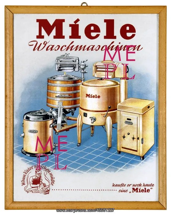 : Miele washing machine advert : Miele washing machine advert