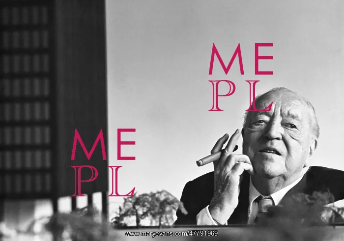 : Mies van der Rohe, Architect, 1950s : Mies van der Rohe, Architect, 1950s