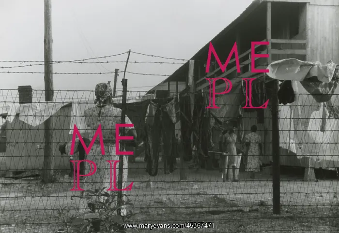 : Migratory African American cannery workers camp : Migratory African American cannery workers camp