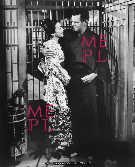 : Miiko Taka - Glenn Ford - actor - actress : Miiko Taka - Glenn Ford - actor - actress