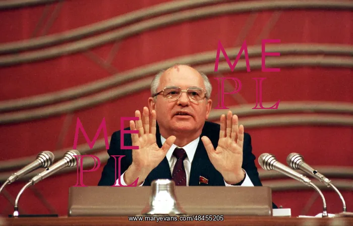 : Mikhail Gorbachev attends III Congress of People's : Mikhail Gorbachev attends III Congress of People's