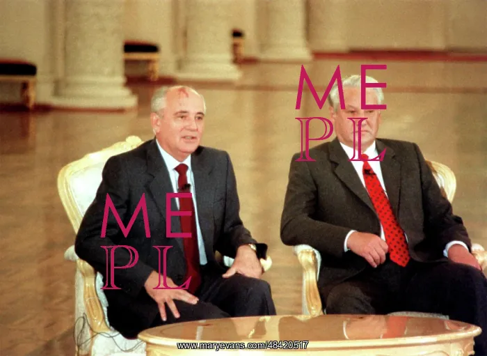 : Mikhail Gorbachev and Boris Yeltsin, 1991 : Mikhail Gorbachev and Boris Yeltsin, 1991