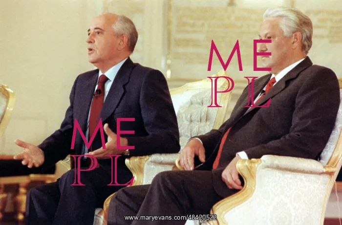 : Mikhail Gorbachev and Boris Yeltsin, 1991 : Mikhail Gorbachev and Boris Yeltsin, 1991
