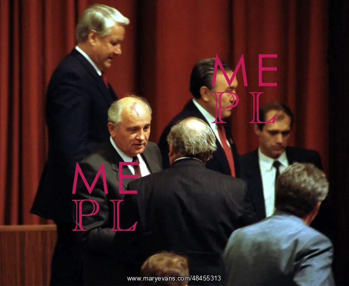 : Mikhail Gorbachev and leaders of republics of : Mikhail Gorbachev and leaders of republics of