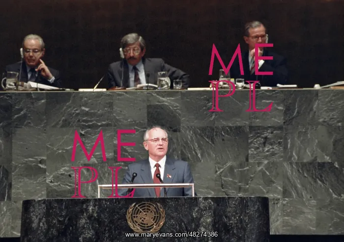 : Mikhail Gorbachev in New York, 1988 : Mikhail Gorbachev in New York, 1988