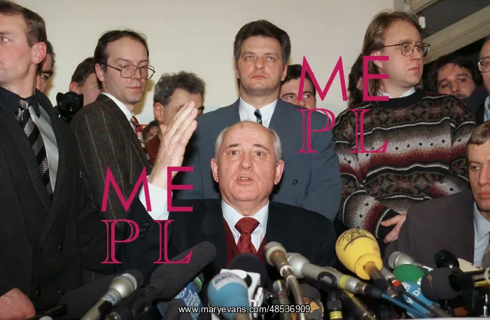 : Mikhail Gorbachev at press conference, 1996 : Mikhail Gorbachev at press conference, 1996