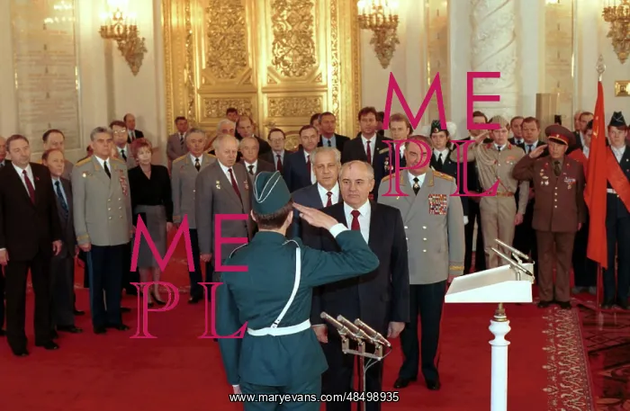 : Mikhail Gorbachev receives representatives of : Mikhail Gorbachev receives representatives of