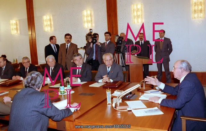 : Mikhail Gorbachev at session Federation Council : Mikhail Gorbachev at session Federation Council