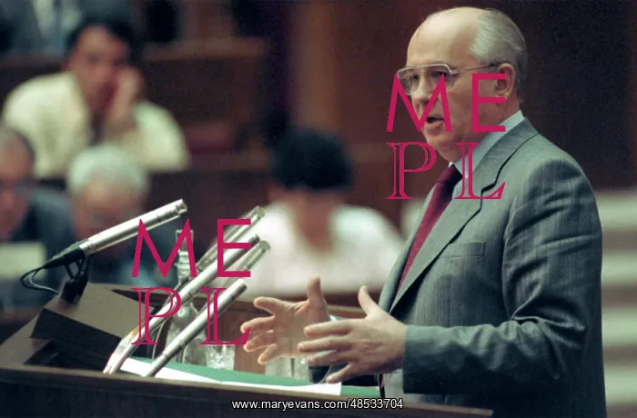 : Mikhail Gorbachev at session of Supreme Soviet of USSR, 1991 : Mikhail Gorbachev at session of Supreme Soviet of USSR, 1991