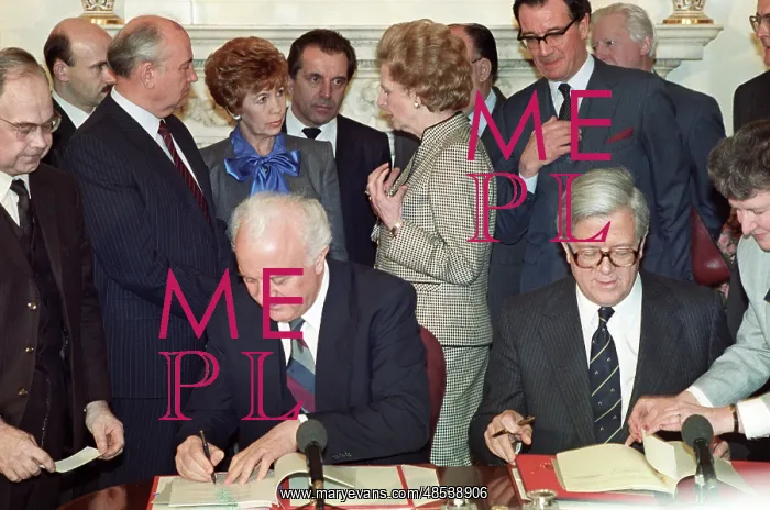  : Mikhail Gorbachev visit to Great Britain, 1989