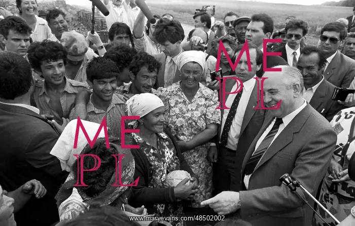  : Mikhail Gorbachev visit to Kazakhstan, 1991