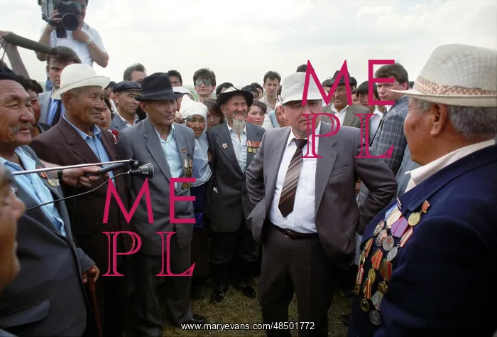 : Mikhail Gorbachev visit to Shymkent region, 1991 : Mikhail Gorbachev visit to Shymkent region, 1991