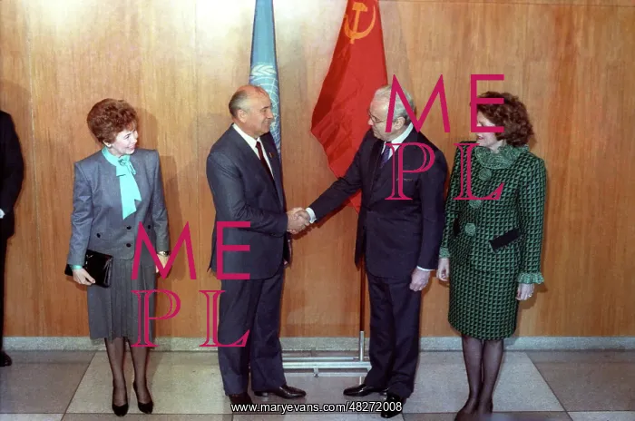 : Mikhail Gorbachev visits USA, 1988 : Mikhail Gorbachev visits USA, 1988