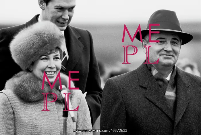  : Mikhail Gorbachev and wife Raisa